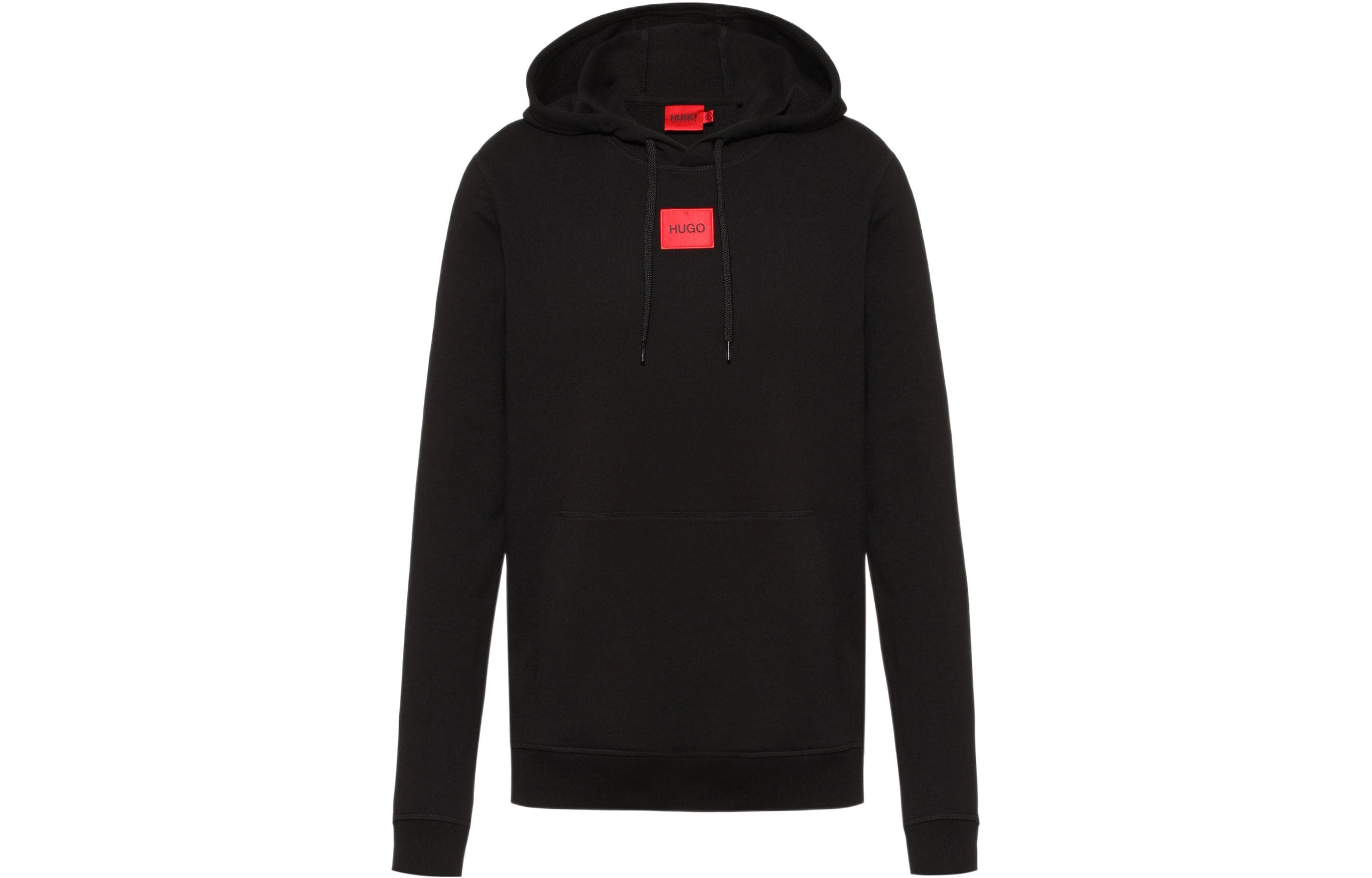 HUGO BOSS Logo Patch Drawstring Hoodie