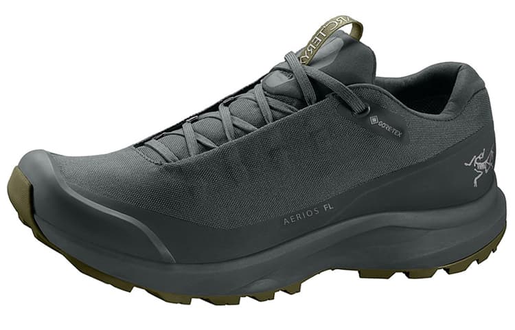 Arcteryx Aerios FL Cushioned Slip-Resistant Abrasion-Resistant Breathable Low-Top Running Shoes Men's Gray