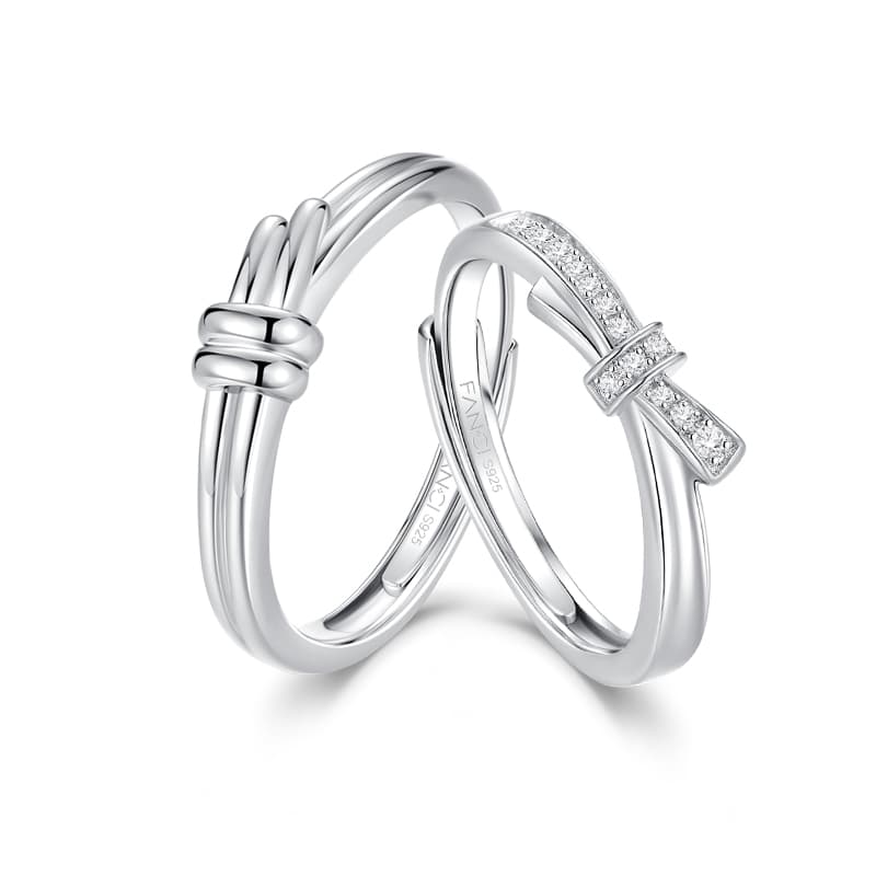 FANCI S925 Серебряные кольца с драгоценными камнями унисекс