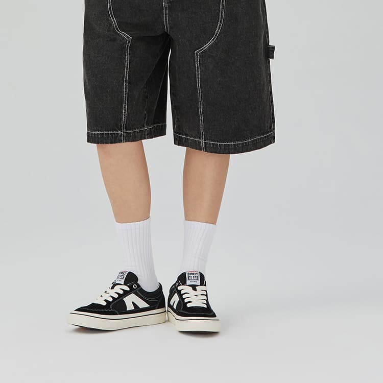 Vision Street Wear Stick Низкие туфли для скейтборда Унисекс Классический Черный