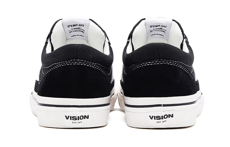 Vision Street Wear Stick Низкие туфли для скейтборда Унисекс Классический Черный