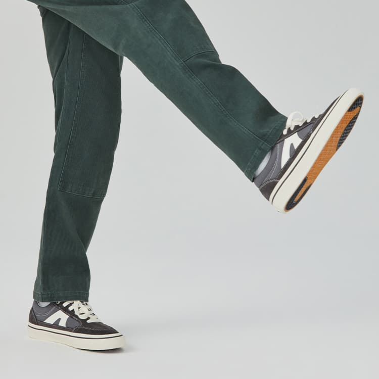 Туфли для скейтборда Vision Street Wear Stick с низким верхом, унисекс, темно-серые