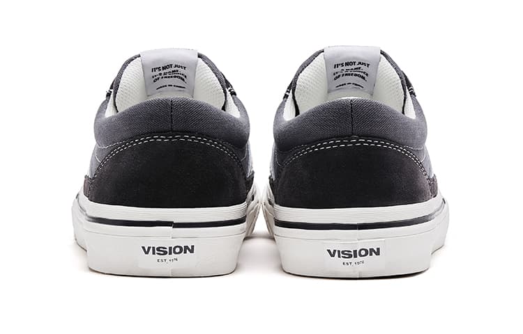 Туфли для скейтборда Vision Street Wear Stick с низким верхом, унисекс, темно-серые