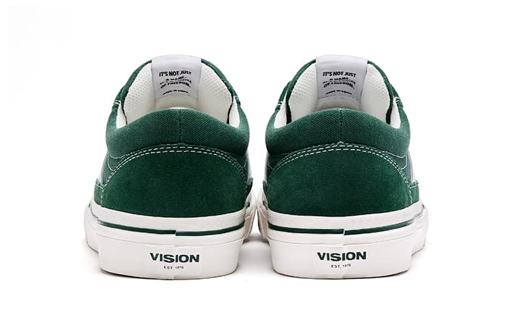 Vision Street Wear Stick Износостойкая амортизирующая поддержка Нескользящие низкие туфли для скейтборда Унисекс Авокадо Зеленый