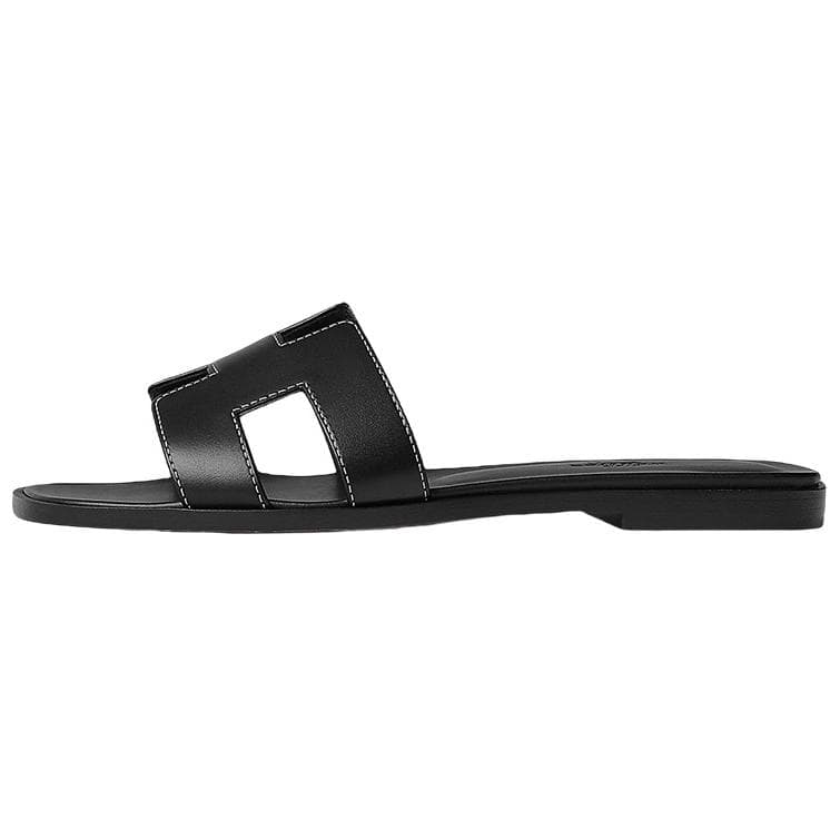 HERMES Oran Sandal Nior Box Calfskin Leather