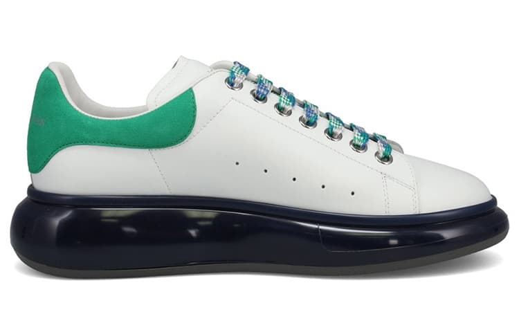 Alexander McQueen Oversized кроссовки стильные туфли для скейтбординга мужские белые зеленые