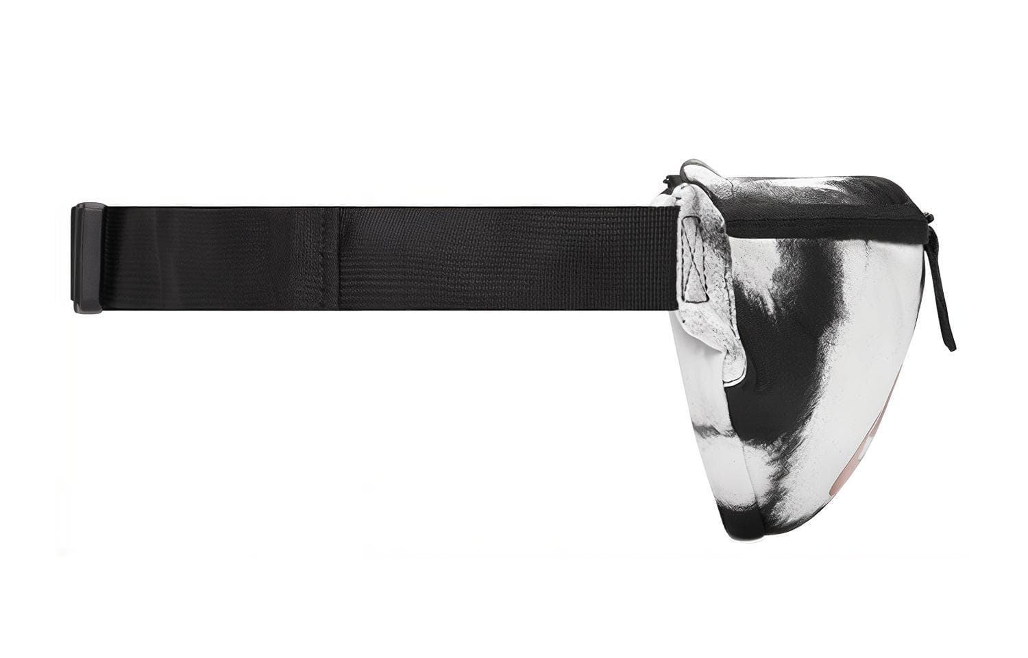 Поясная сумка Nike Heritage из полиэстера, обычный унисекс, черный, белый цвет