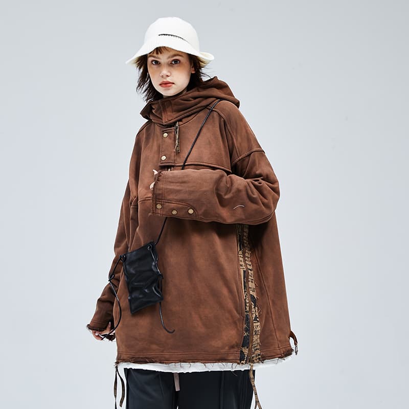 A SQUARE ROOT Толстовки Унисекс Темно-Коричневые