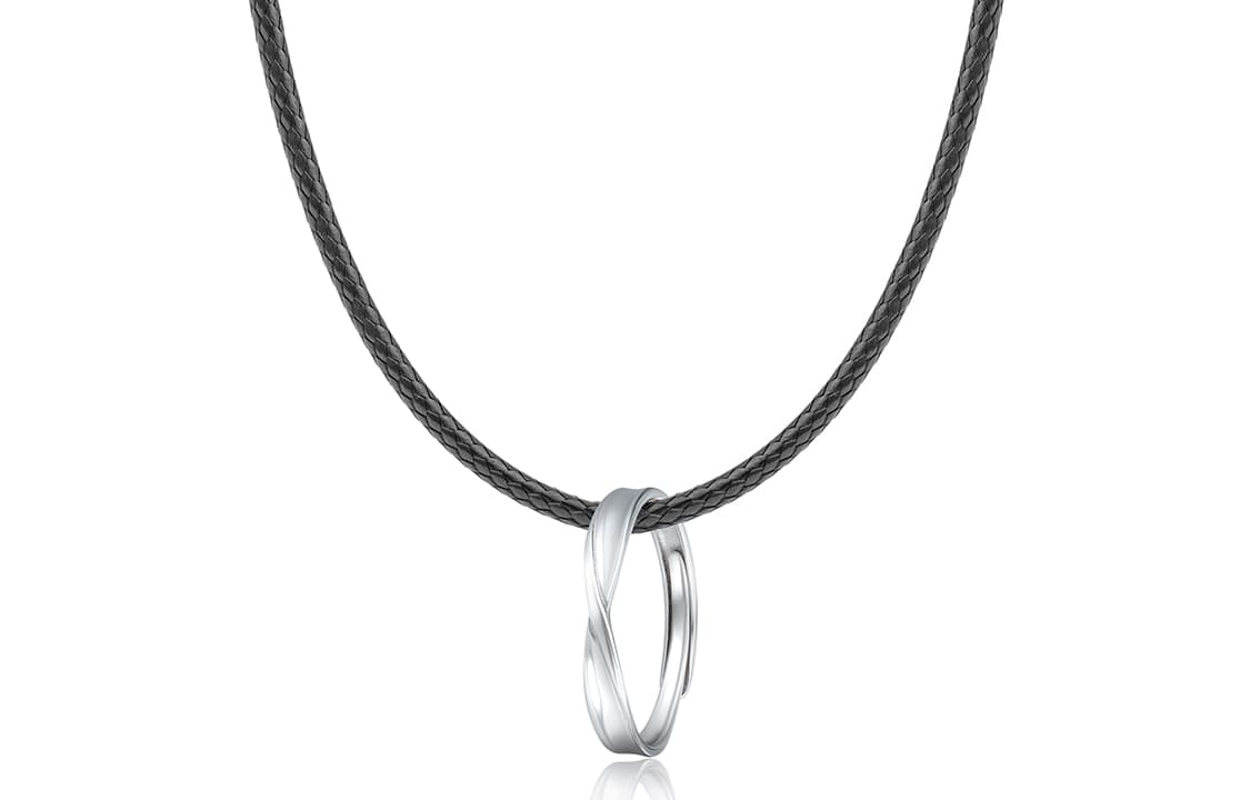 SIMPLE JOYS Серебряное кольцо S925, 1 пара, открытое кольцо, регулируемое унисекс, серебристо-белое