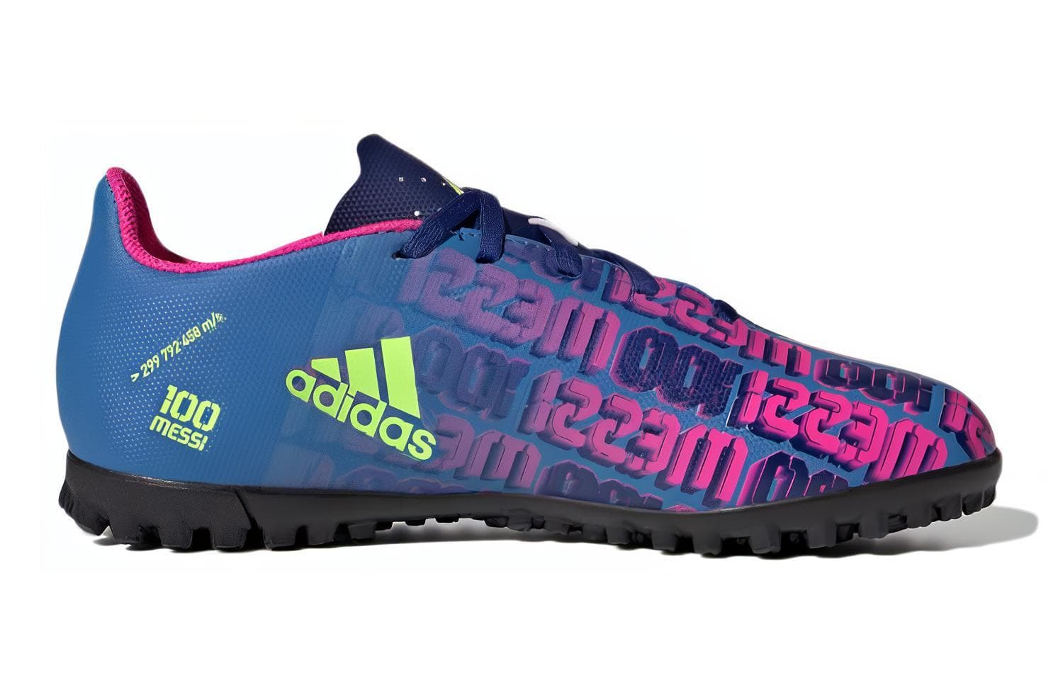 Adidas Messi.4 K Противоскользящие износостойкие низкие детские футбольные бутсы Красный Синий Детские