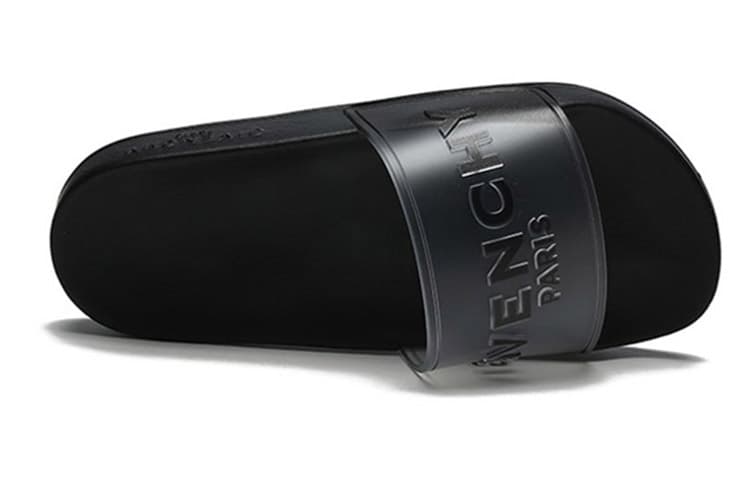 Босоножки-шлепанцы Givenchy Прозрачный Белый Черный