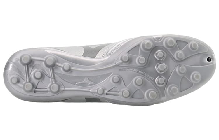 Мужские футбольные бутсы Mizuno Folgado AG с искусственным покрытием, устойчивые к истиранию и легкому покрытию, серебристые