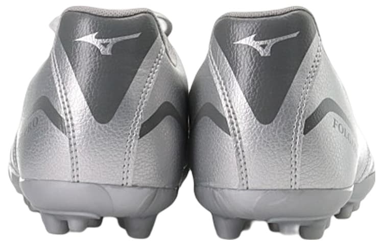 Мужские футбольные бутсы Mizuno Folgado AG с искусственным покрытием, устойчивые к истиранию и легкому покрытию, серебристые