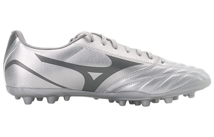 Мужские футбольные бутсы Mizuno Folgado AG с искусственным покрытием, устойчивые к истиранию и легкому покрытию, серебристые