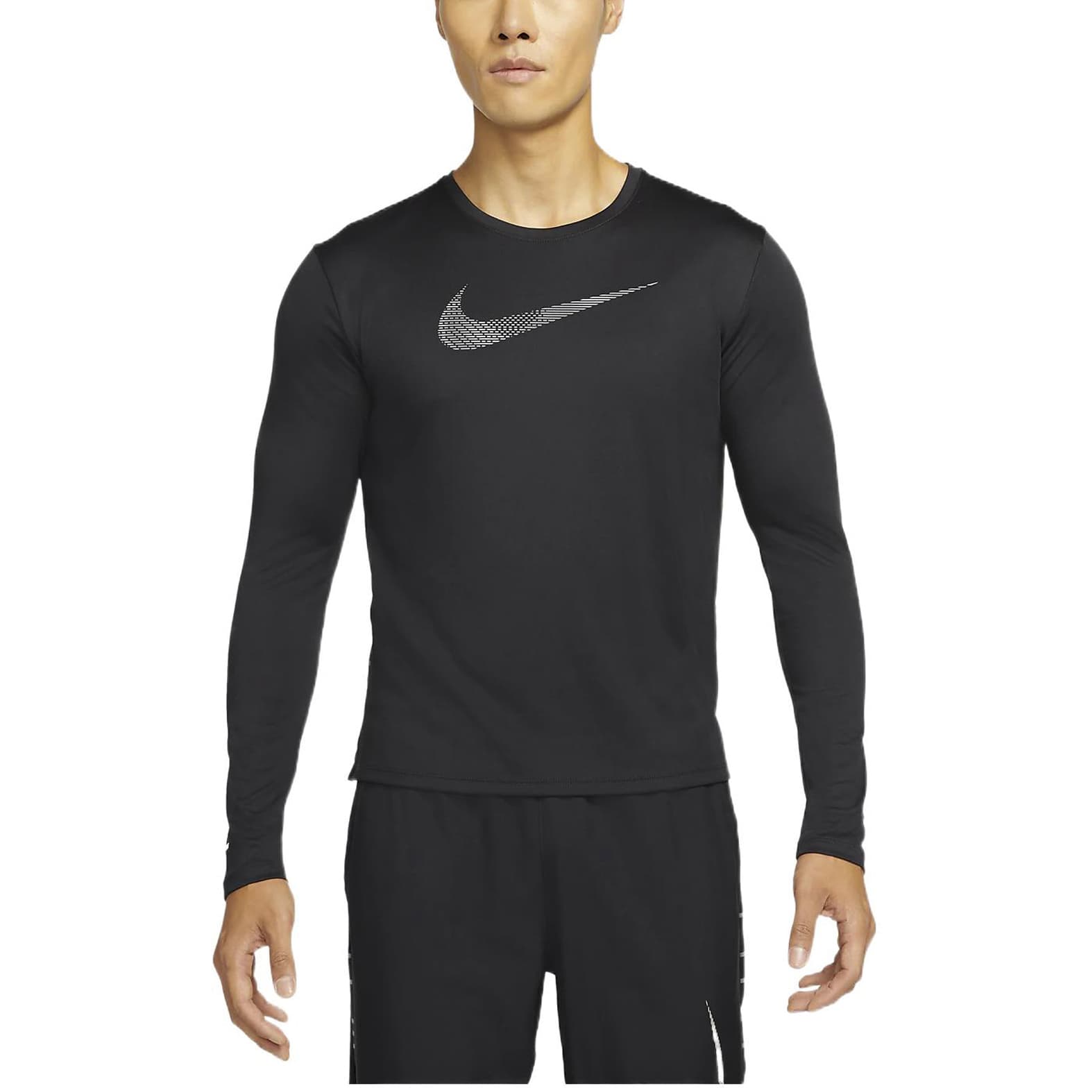 Мужские футболки для бега Nike, черные