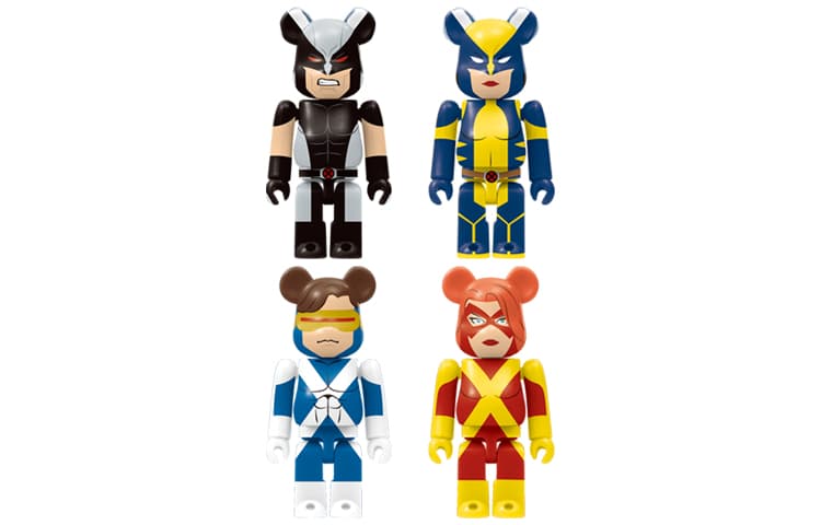 BE@RBRICK X Marvel X-Men Happy Lottery Wolverine & X-23 Wolverine X-Force 2 Pack