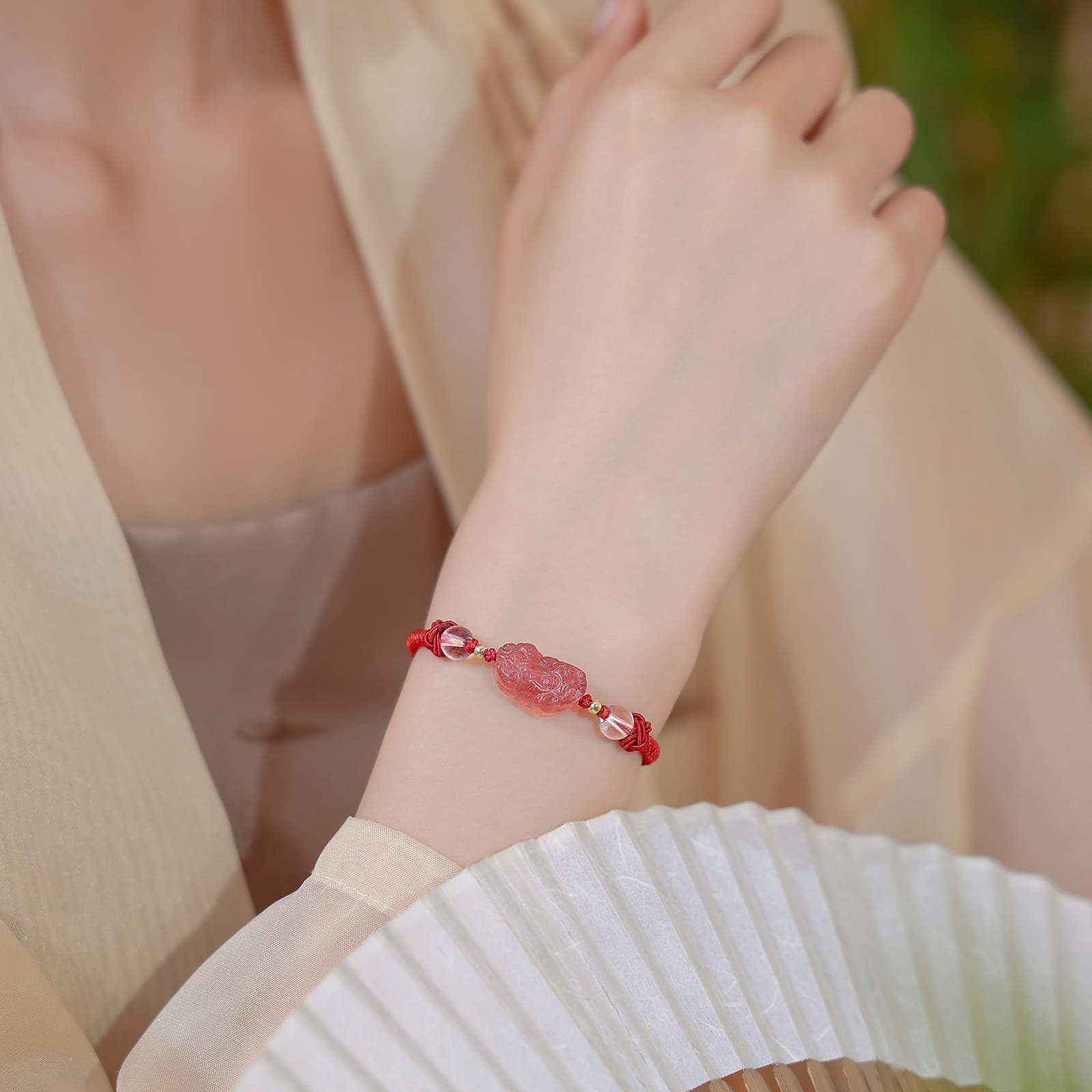 Обсидиановые браслеты Jodie&Kevin унисекс