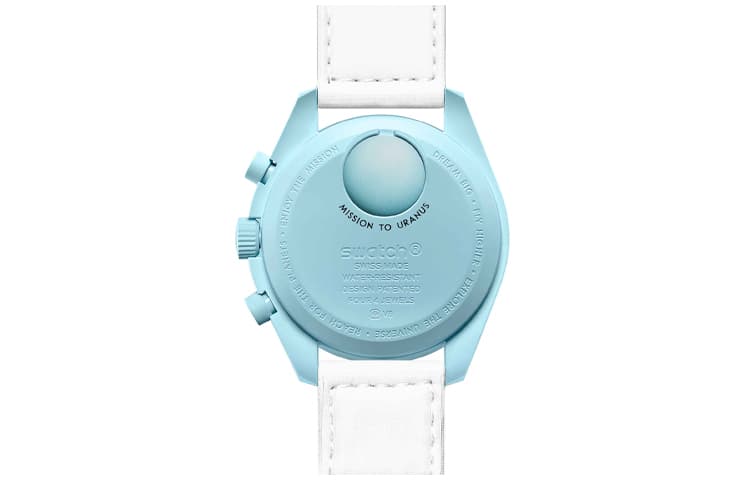 Часы SWATCH унисекс, синие, 42 мм, SO33L100
