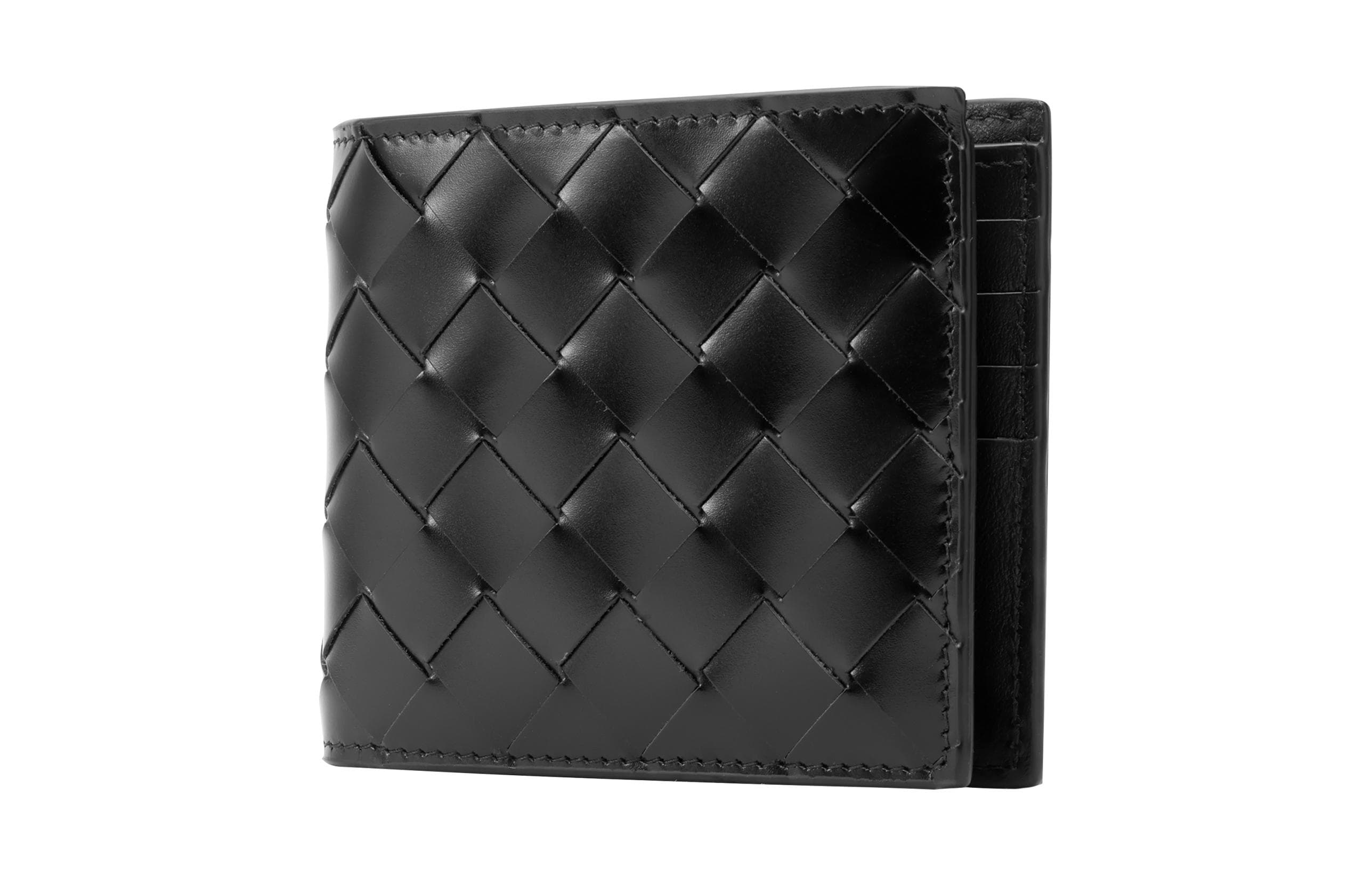 Кошелек в два сложения Bottega Veneta Intreccio