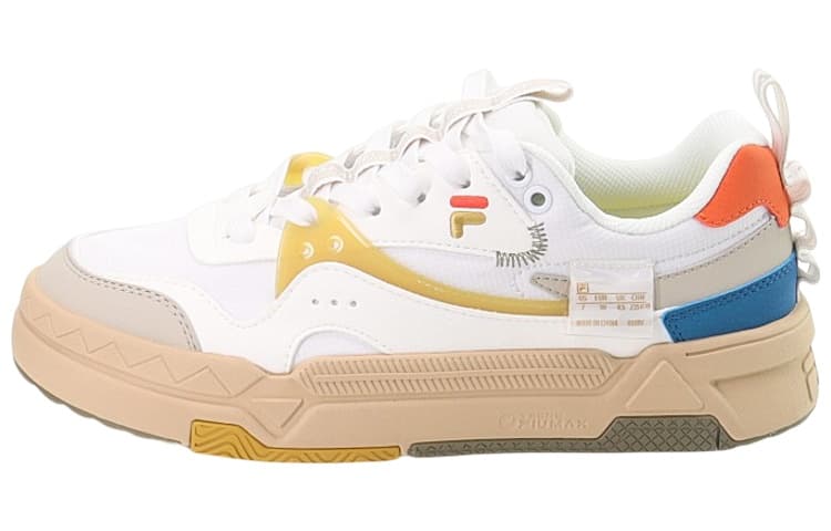 FILA FUSION Bank Skate Shoes 'White Yellow Gum' Women's