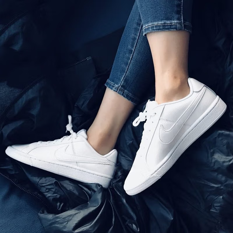 Nike Court Royale «Тройной белый» GS