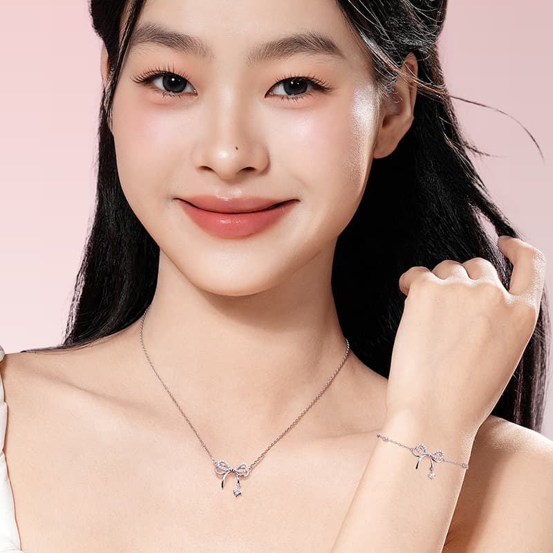 Женская сплетенная цепочка FANCI Dynamic Connection Series из стерлингового серебра 925 пробы