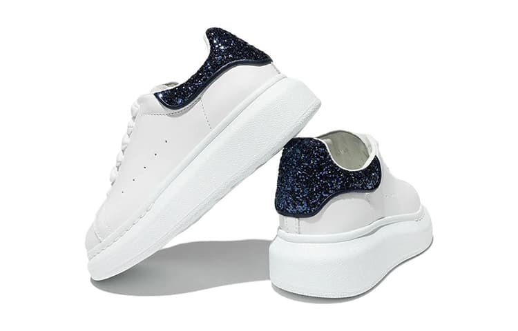 Alexander McQueen, низкие стильные туфли для скейтбординга, белые, для детей от 3 до 7 лет