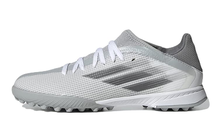 Adidas X Speedflow.3 Slip Resistant Abrasion Resistant Low top Soccer Shoes Gray Kids'