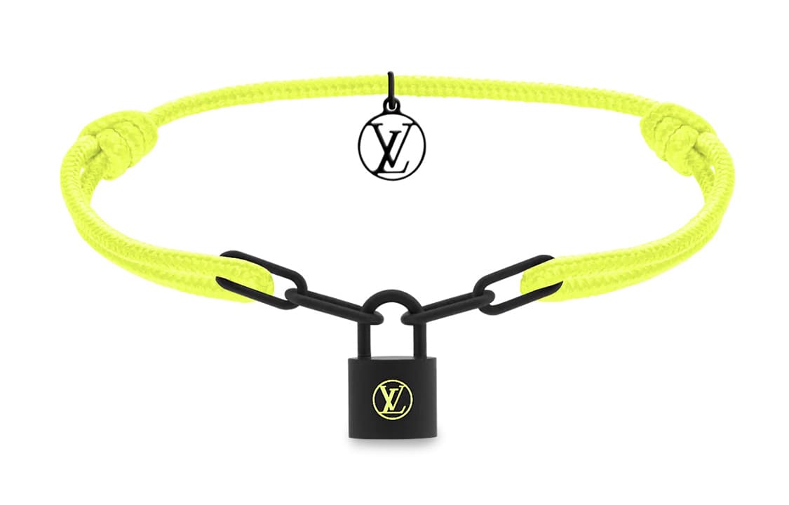 LOUIS VUITTON X Virgil Abloh Silver Lockit Bracelet