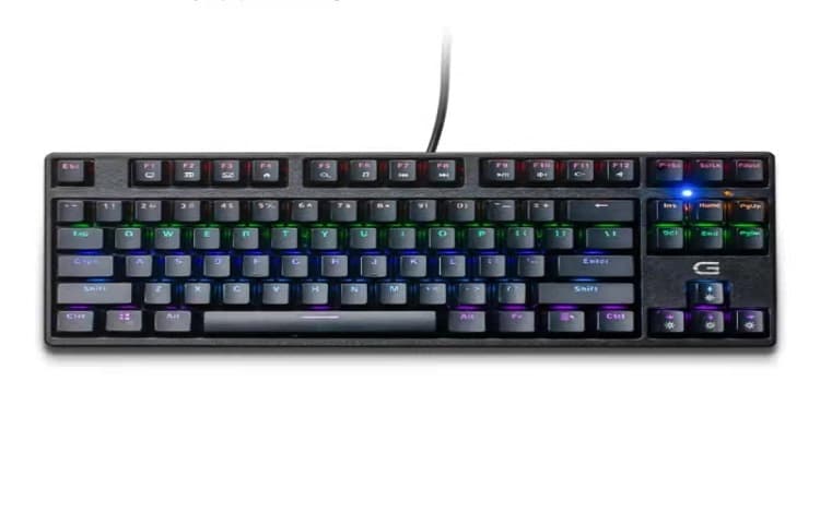 DELL KB3222D DaJi Select, полнофункциональная, бесконфликтная, многоцветная, смешанная подсветка, 104 клавиши, игровая версия, проводная механическая клавиатура