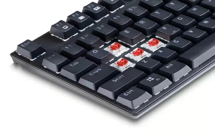 DELL KB3222D DaJi Select, полнофункциональная, бесконфликтная, многоцветная, смешанная подсветка, 104 клавиши, игровая версия, проводная механическая клавиатура