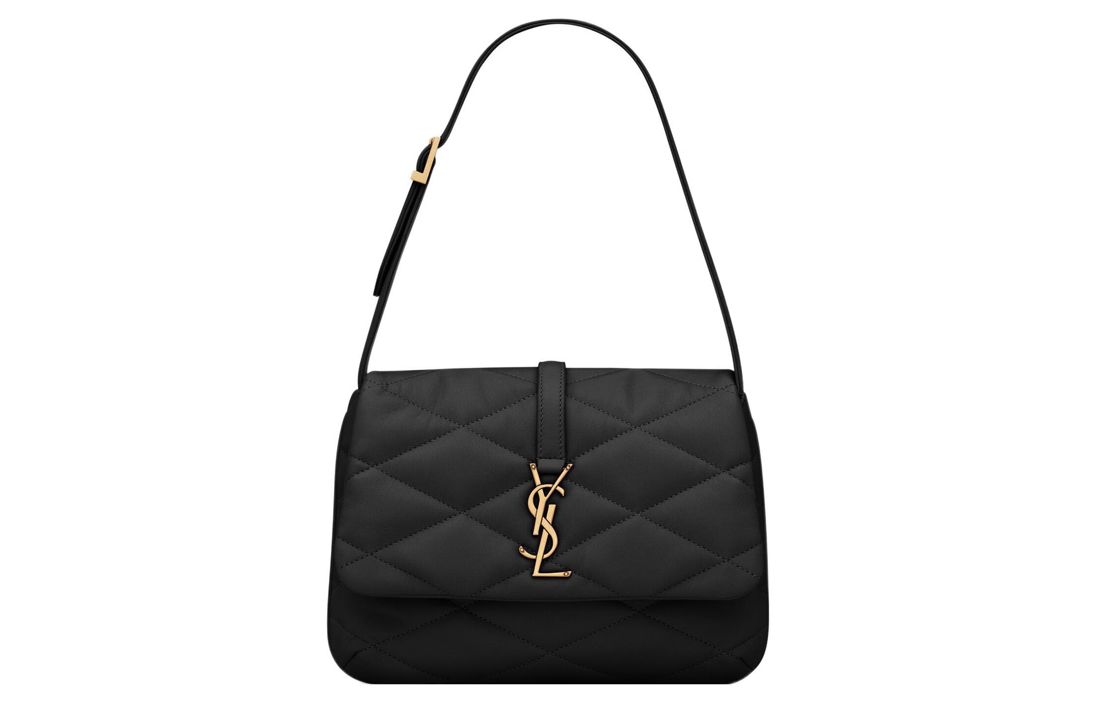 SAINT LAURENT Sheepskin Shoulder Bag, Handbag, Shoulder Bag Women's Black