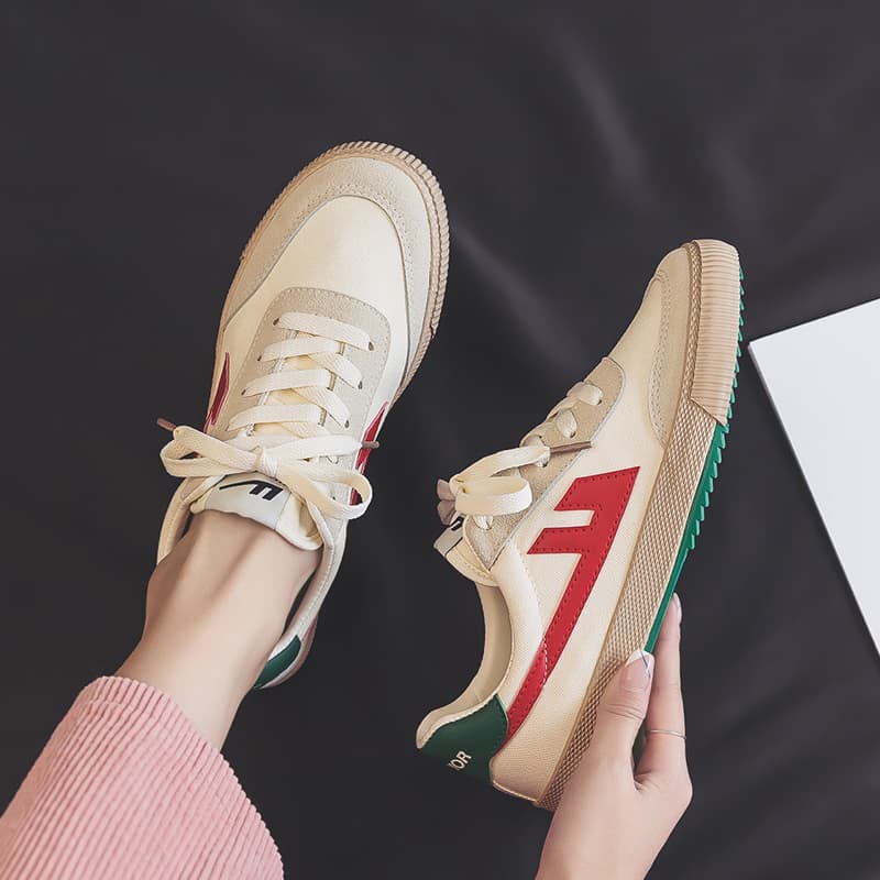 Warrior Износостойкий, легкий, дышащий и нескользящий. Низкие туфли из плотной ткани Унисекс Бежевый Серый Красный