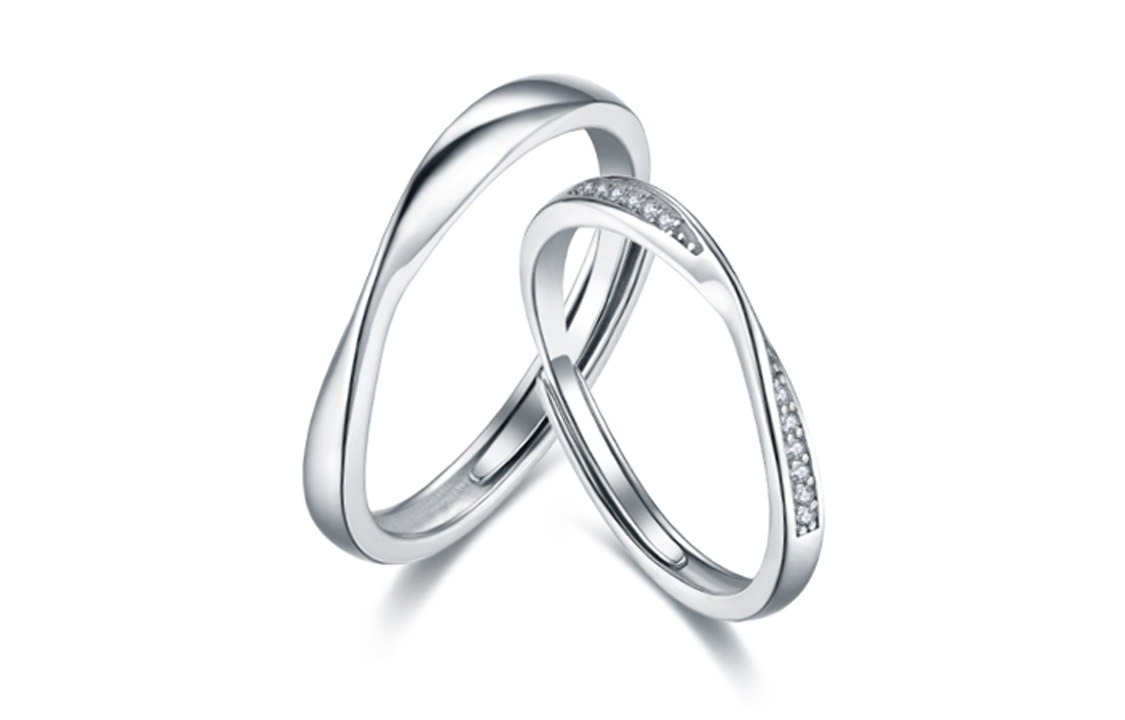 Кольца CIROCCO из меди/серебра 999 пробы, унисекс, серебро