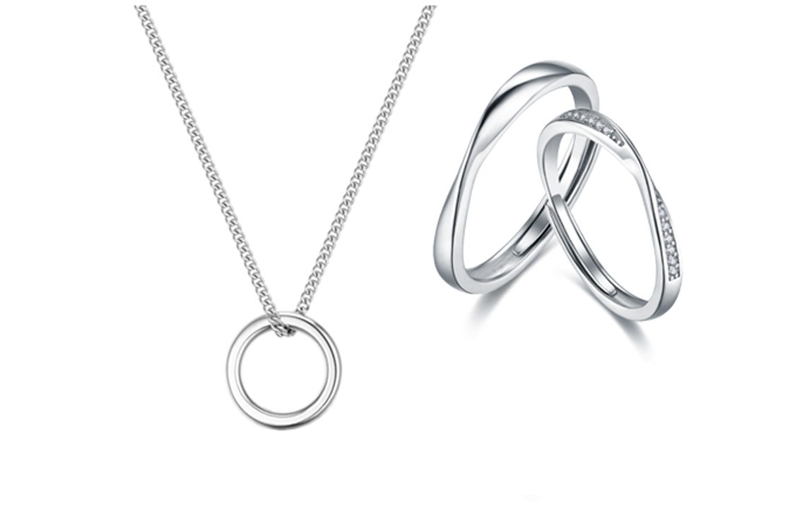 Кольца CIROCCO из меди/серебра 999 пробы, унисекс, серебро