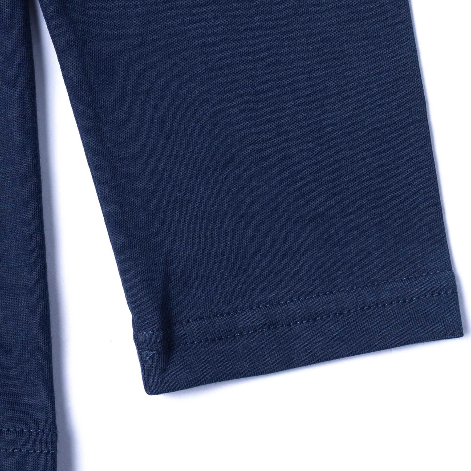 Хлопковая футболка с длинными рукавами и вышитым логотипом Burberry