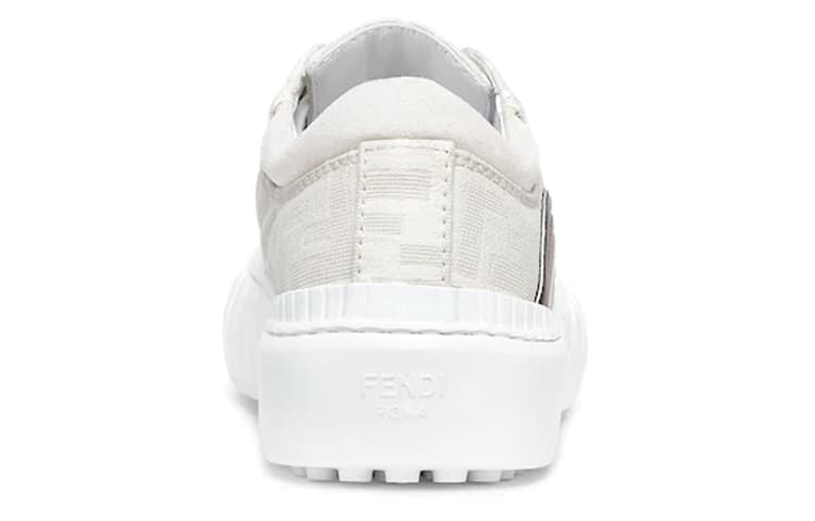 Женские туфли FENDI Force «Бело-коричневый»