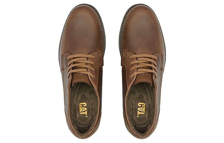 CAT Cason Мужская повседневная обувь Мужские низкие кеды Коричневый Красный