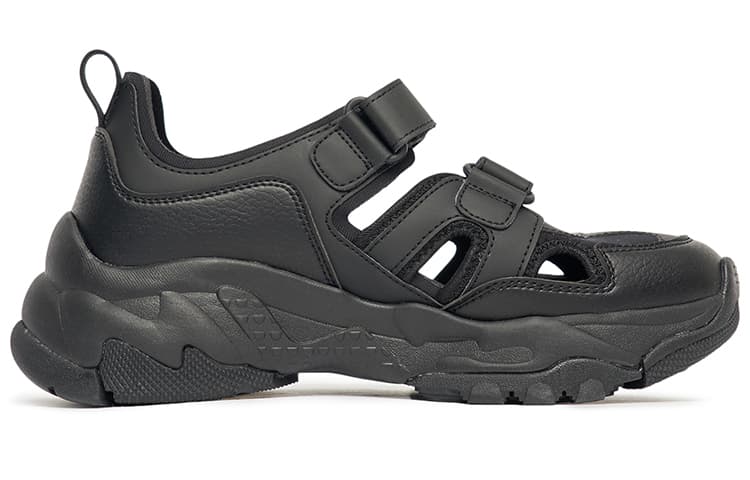 Сандалии MLB, массивная маска, дышащая обувь для треккинга по реке, унисекс, черная