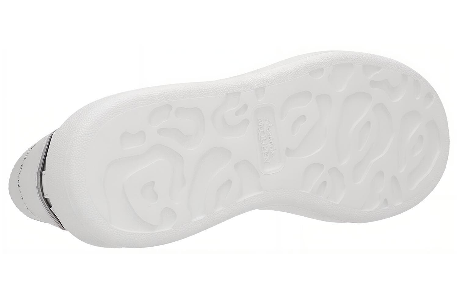 Крупная белая серебряная голограмма Alexander McQueen