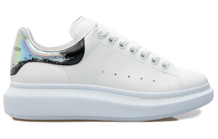 Кроссовки оверсайз Alexander McQueen 'Белый Черный Серебристый'