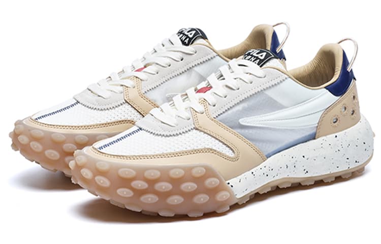 Массивные кроссовки FILA Gara 'Белый Серо-Бежевый'