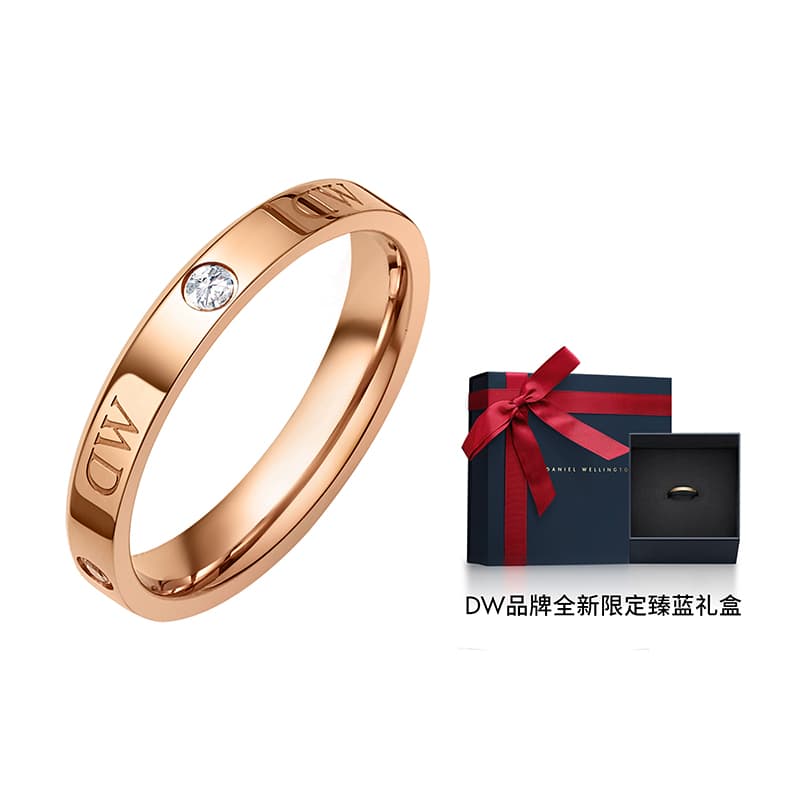 Daniel Wellington Stars Ring Alloy Rings Unisex Rose Gold