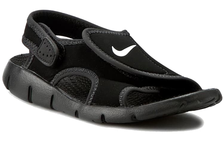Детские дышащие сандалии Nike Sunray Adjust 4 Sports Sanda, черные детские