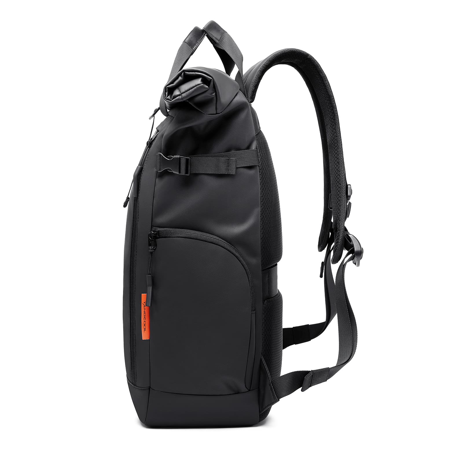 TANGCOOL Мужской рюкзак из нейлоновой ткани большого размера, черный