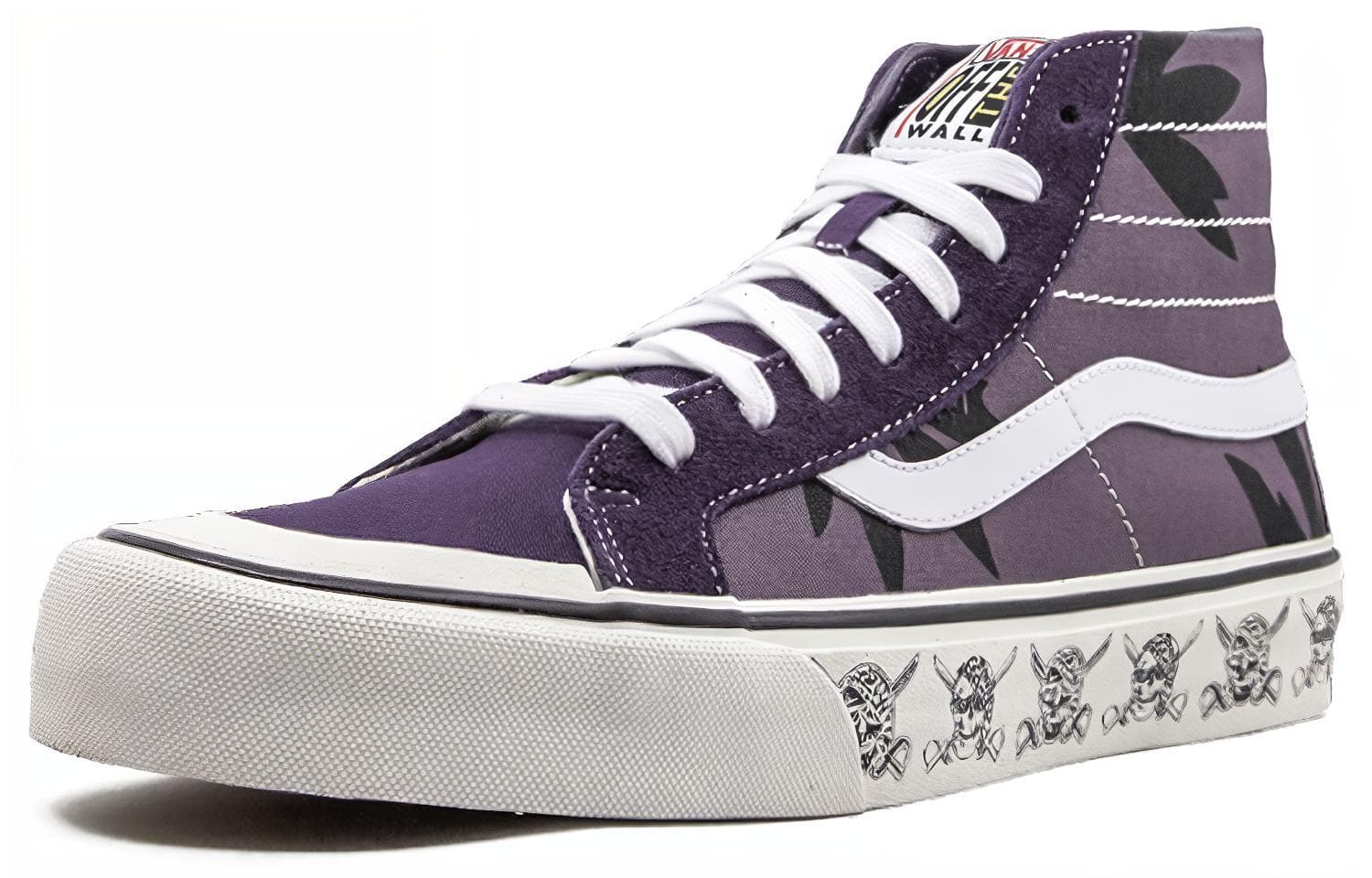Vans SK8 Hi 138 Decon Sf 'SUMMER Leaf Black PLUM'