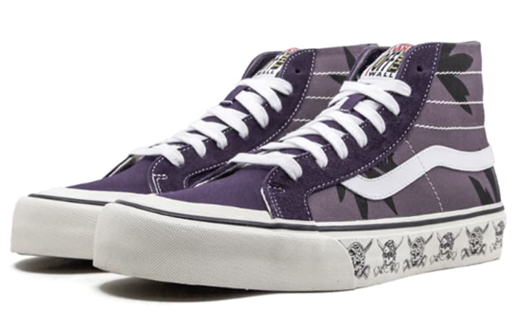 Vans SK8 Hi 138 Decon Sf 'SUMMER Leaf Black PLUM'