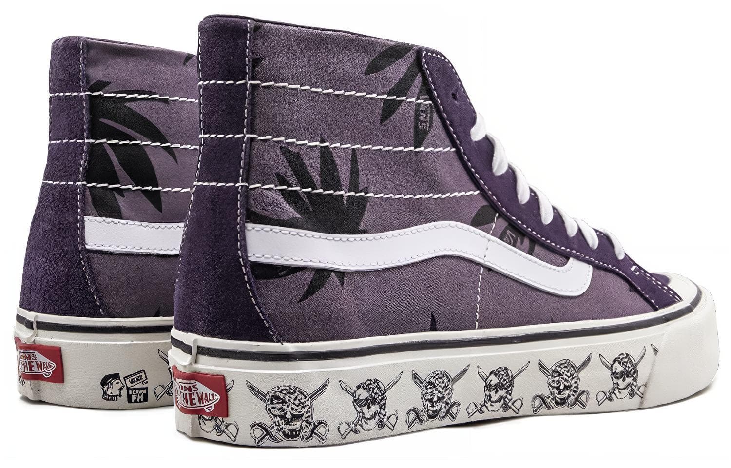 Vans SK8 Hi 138 Decon Sf 'SUMMER Leaf Black PLUM'