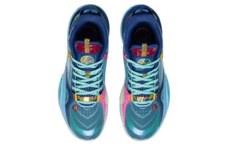 Подкладка All City 10, амортизирующие, противоскользящие и износостойкие низкие баскетбольные кроссовки, мужские темно-синие