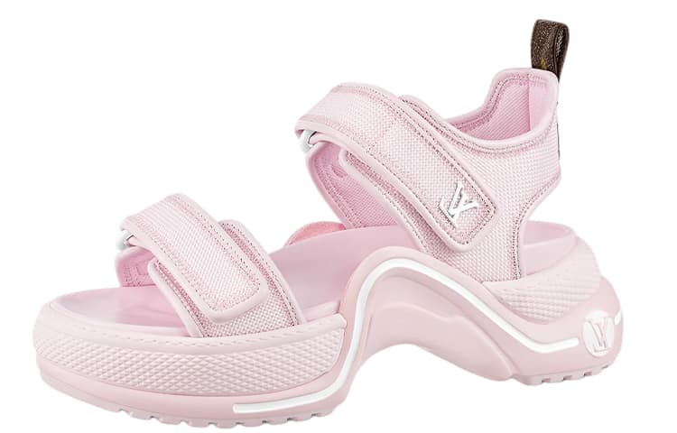 LOUIS VUITTON Archlight Beach Sandals Women's Pink